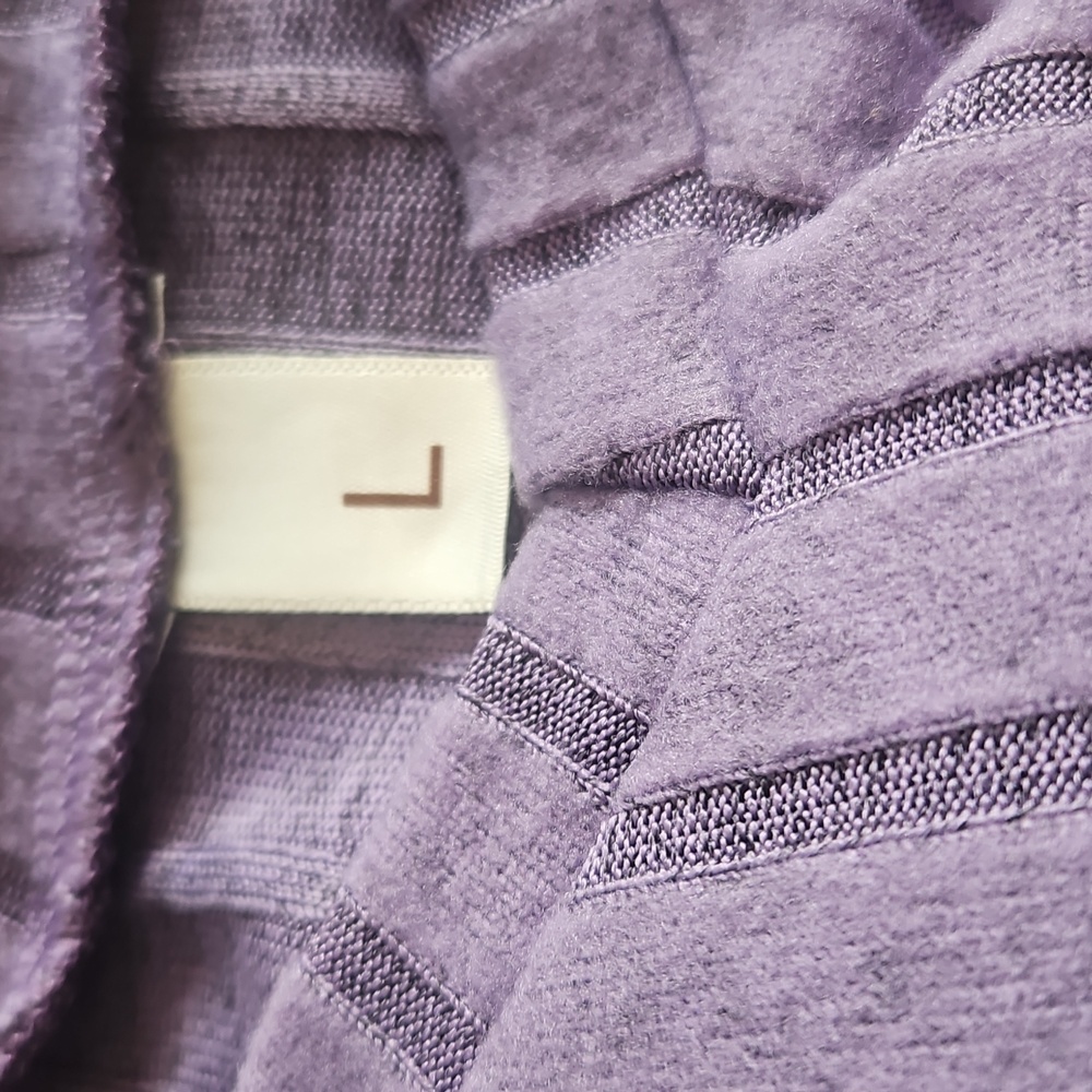 Women's Lavender Ribbed Lounge Set - Picture 4 of 6